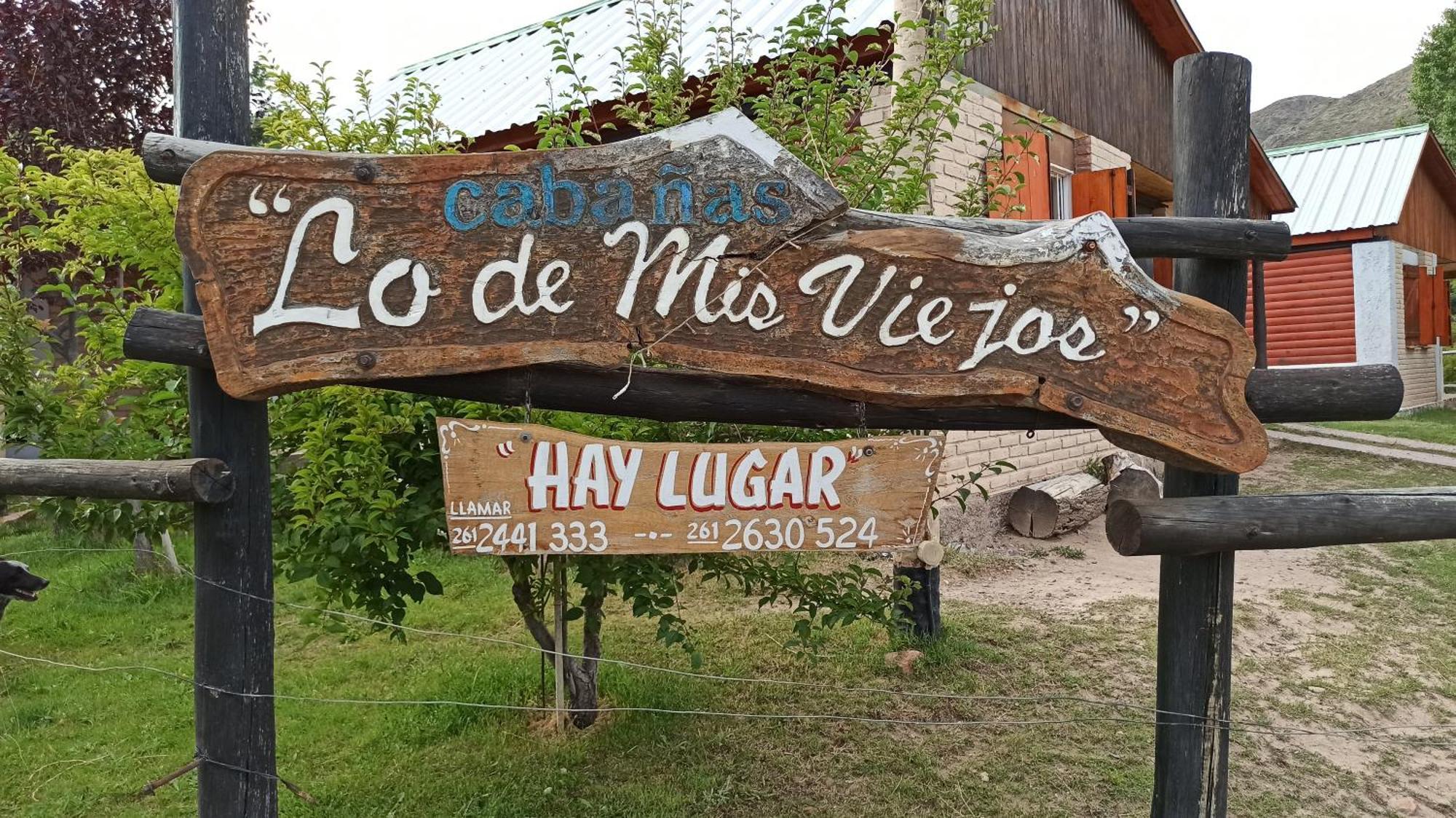 "Lo De Mis Viejos" Villa Potrerillos Bagian luar foto